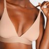Cloud Cotton Triangle Bra in Buff