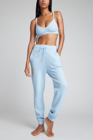 Waffle Knit Jogger in Glacier